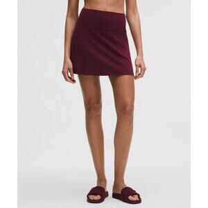 Align High-Rise Skirt 15" Long - Burgundy Bay